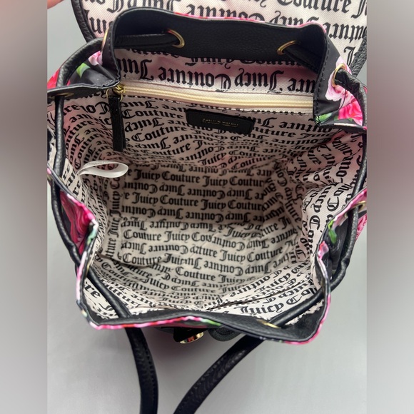 Juicy couture love club floral backpack purse main image 5